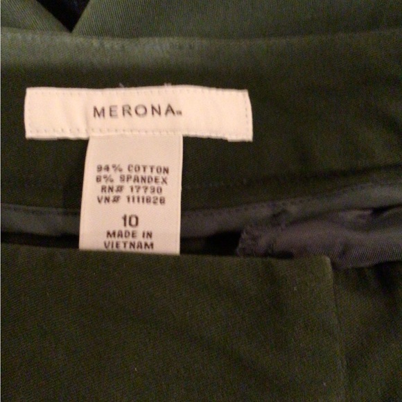 ⬇️ Price Drop⬇️🛍2 for $30🛍Green casual pants - Picture 5 of 5